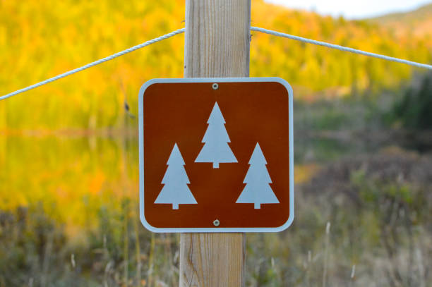 Sign in Mont Tremblant National Park