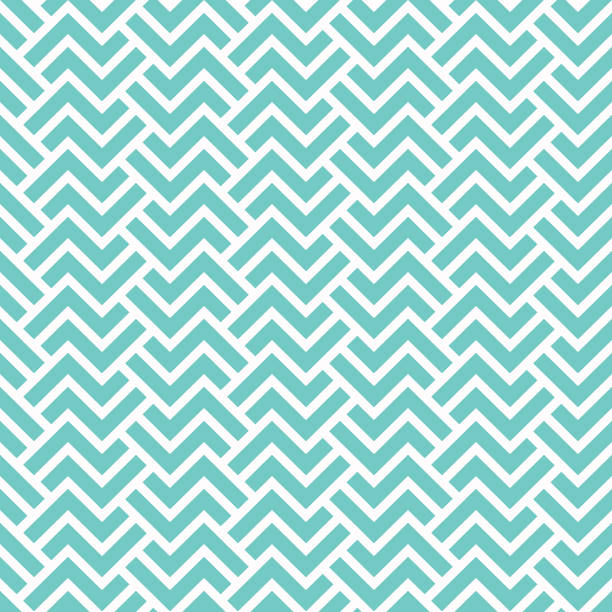 Seamless Geometric Pattern Seamless. Colors easily changed. zigzag stock illustrations