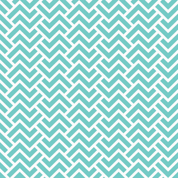 Seamless Geometric Pattern Seamless. Colors easily changed. zigzag stock illustrations