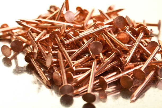 istock Pile of copper nails 867982602