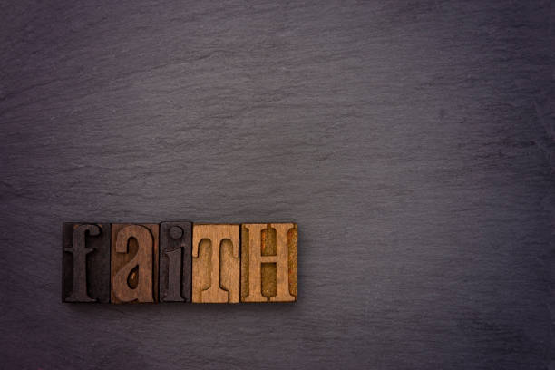 istock Faith Spelled Out in Type Set 867984986