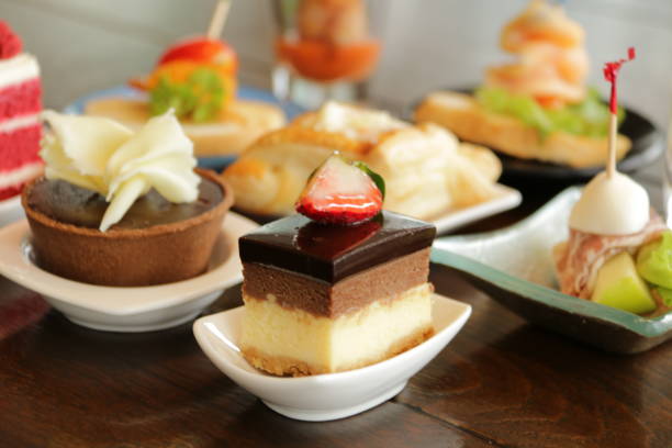 istock Delicious assorted mini food cocktai banquet 867991290