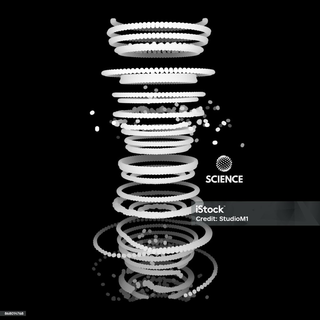 Array With Dynamic Particles 3d Technology Style Abstract Background array-with-dynamic-particles-3d-technology-style-abstract-background