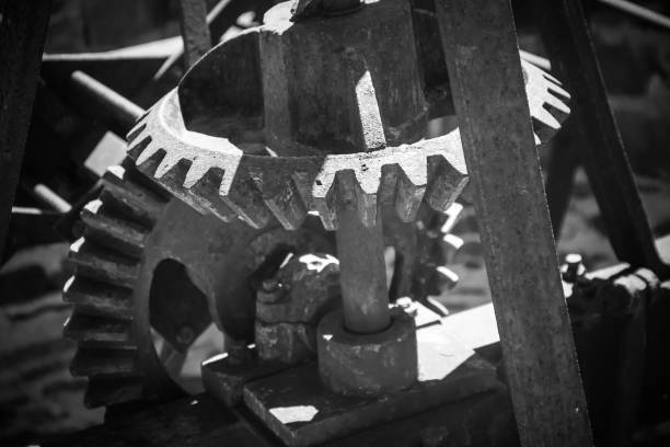 istock Vintage gears from an ancient mechanism 868022842
