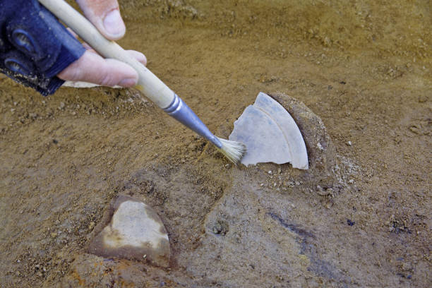 istock A broken ancient bronze mirror is an archaeological find 868026628