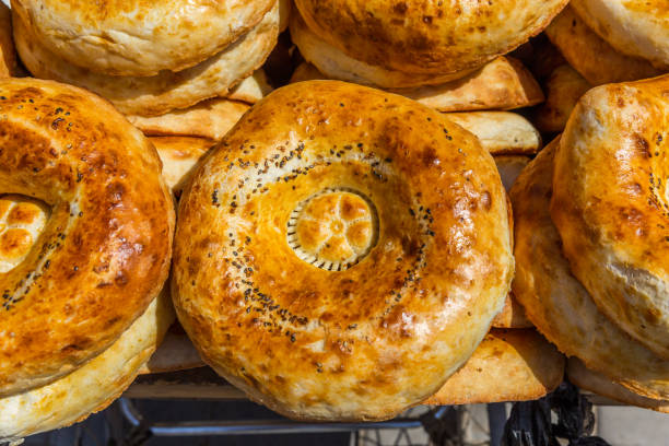 istock Traditional bread in Uzbekistan 868044048