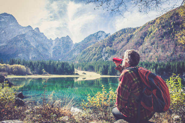 istock Senior Mountaineer in Alps 868044408