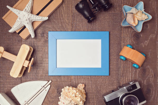 istock Travel and vacation concept background. View from above 868049380