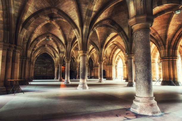 istock Glasgow University Cloister columns 868053138