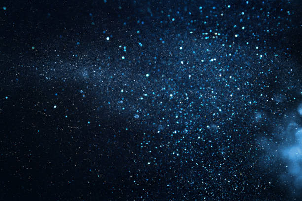 istock blue glitter vintage lights background. defocused. 868054646