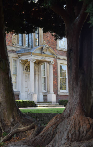 Entrance Forty Hall Enfield London stock photo