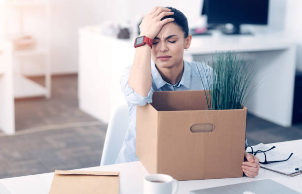 istock Stressed young lady having nervous breakdown after dismissal 868057868