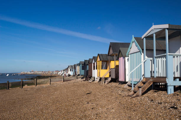 istock Beach Huts, Thorpe Bay, Essex, England 868061536