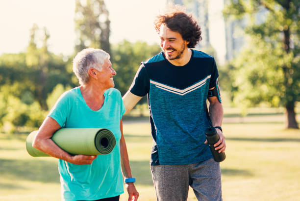 istock Satified sportspeople returning from practice 868064738