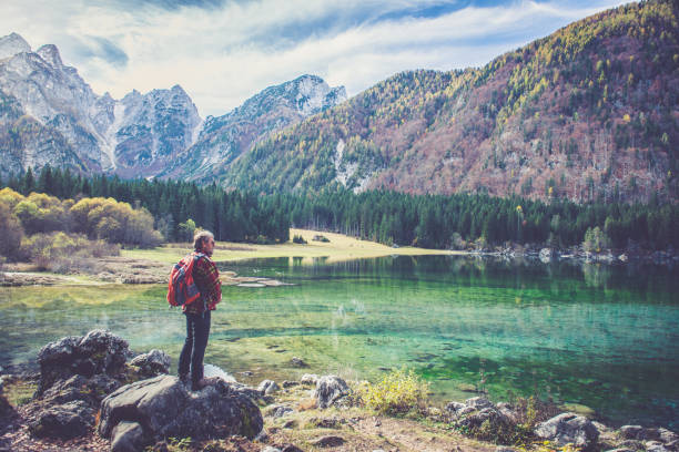 istock Senior Mountaineer in Alps 868064914
