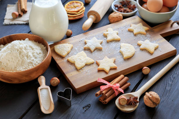 ciasteczka bożonarodzeniowe - weihnachtsdeko zdjęcia i obrazy z banku zdjęć