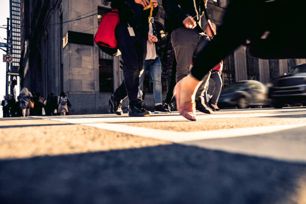 istock Crossing people - traffic at rush hour 868076244