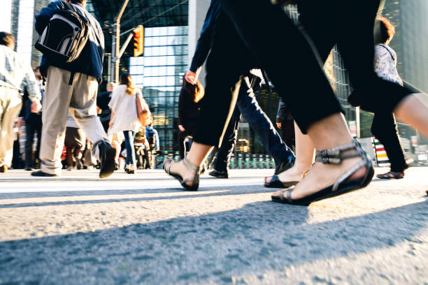 istock Crossing people - traffic at rush hour 868076568