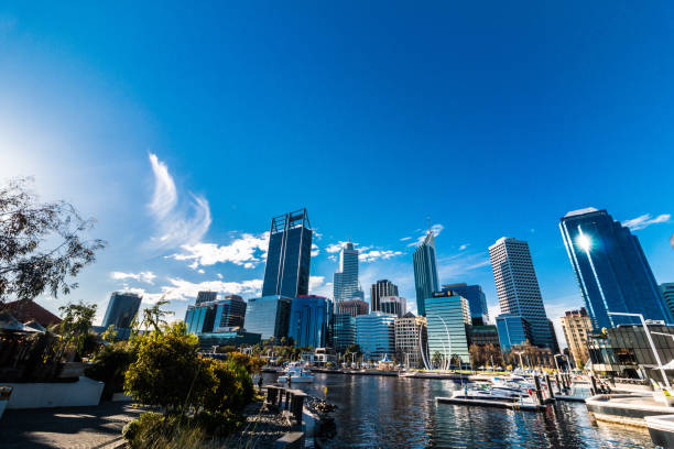 istock Urban landscape of Perth Australia 868083638