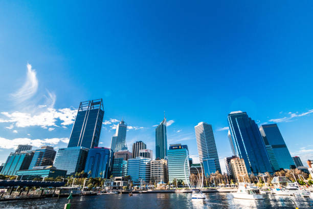 istock Urban landscape of Perth Australia 868083676