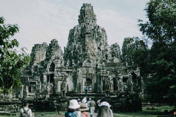 istock Bayon temple landscape in cambodia 868087188