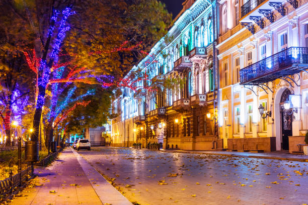 istock Night view of Odessa, Ukraine 868093804