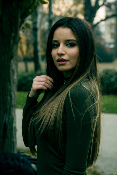 istock Girl model in park 868101534