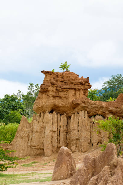 istock Sao Din Na Noi is a soil formation into strange shapes 868112476
