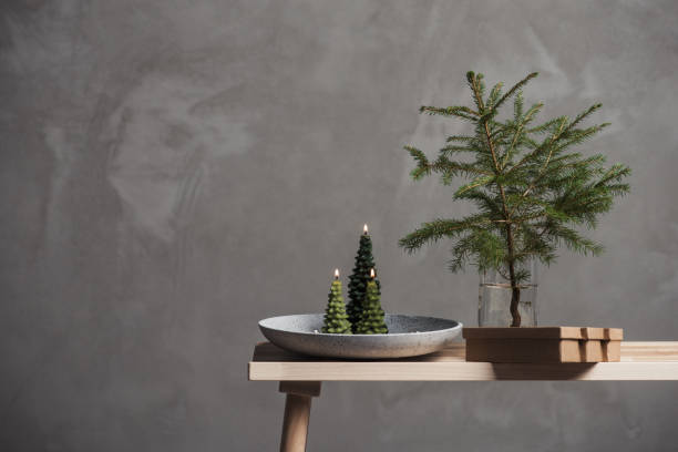 istock Christmas decoration lights still life scandinavian style 868117270