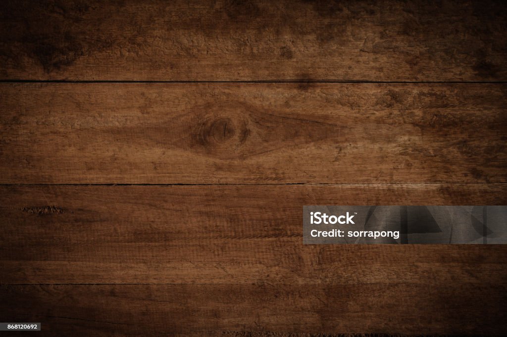 Viejo grunge oscuro con textura de fondo de madera, la superficie de la vieja textura de madera marrón - Foto de stock de Madera - Material libre de derechos