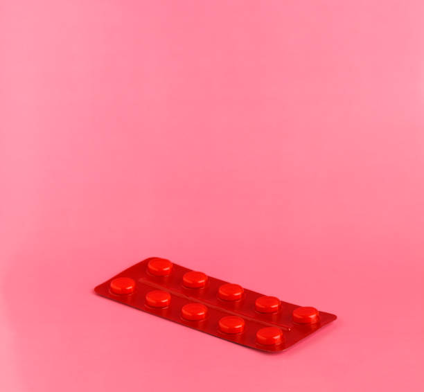 istock One red blister pack of white pills 868120704