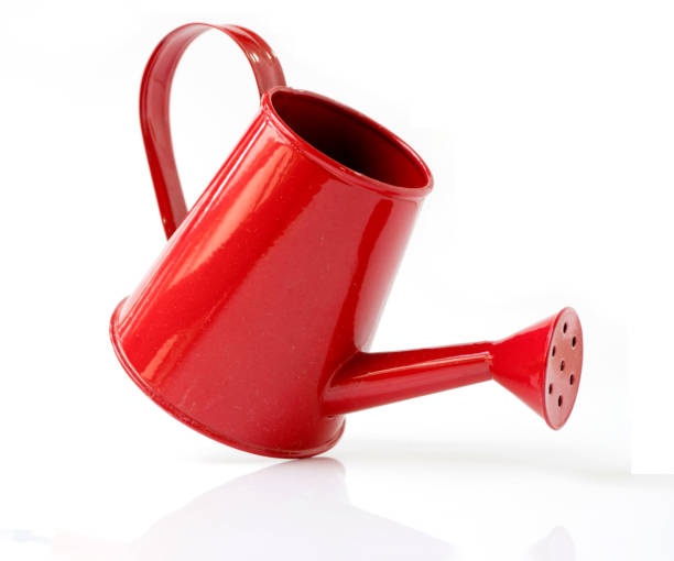 istock Red Metal Watering Can 868124990