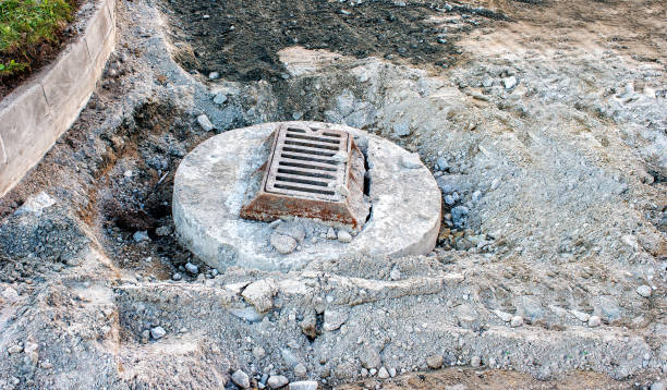 istock sewer hatch building in new road 868130234