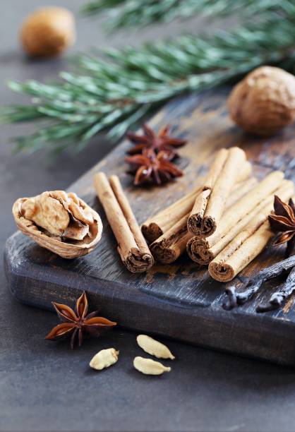 istock Christmas traditional  spices and nuts. 868135862
