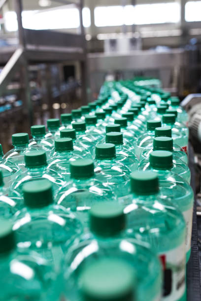istock Water bottling factory 868144134