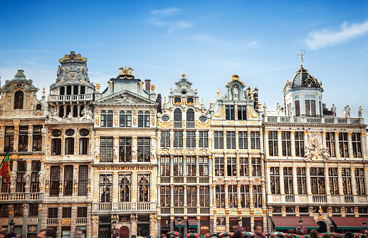 Buildings of Grand Place (Grote Markt), Brussels, Belgium