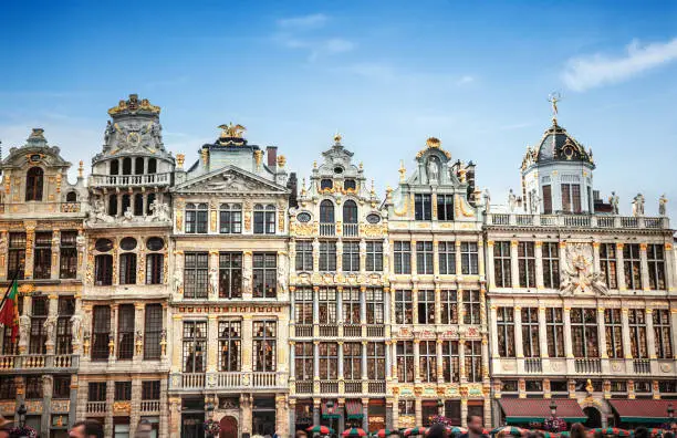 Photo of Buildings of Grand Place (Grote Markt), Brussels, Belgium