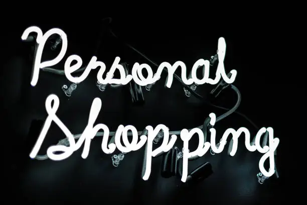 Personal Shopping Sign
