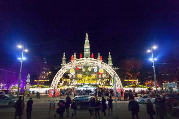 istock Christmas market in Vienna 868155938