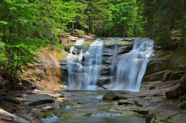 istock waterfall Mummelfall in the Giant Mountains, Czechia 868161916