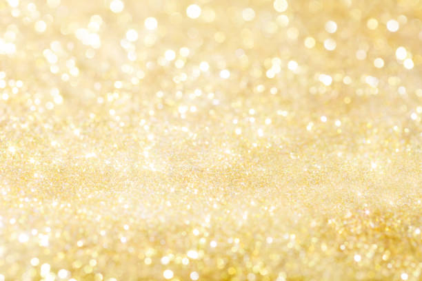 istock Golden holiday background bokeh. Abstract background 868162816