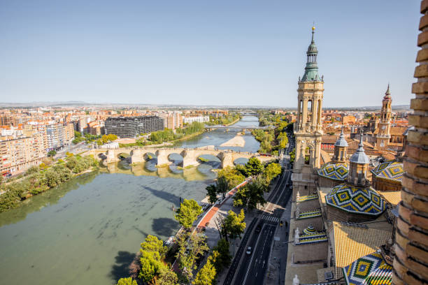 istock Zaragoza city in Spain 868169832