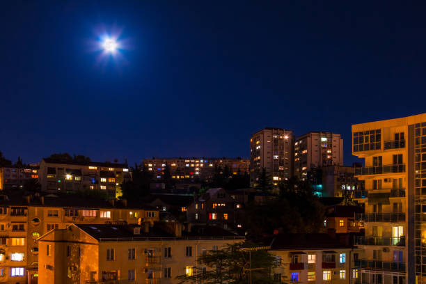 istock View of Sochi at full moon, Russia 868172634