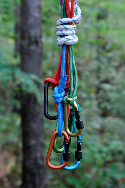 istock Carabiner climbing close-up. 868174324