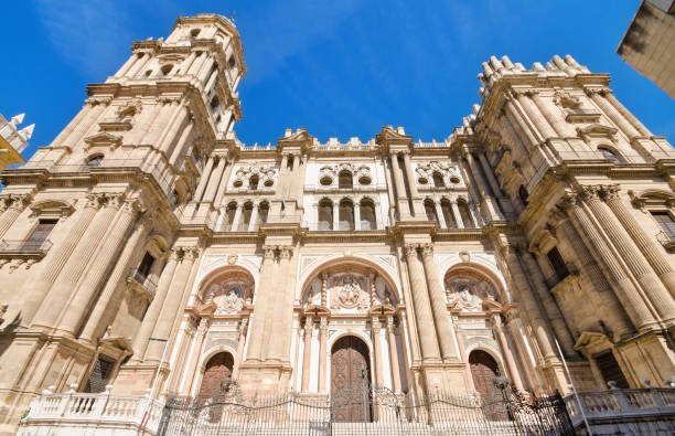 istock Facade of Malaga Cathedral, Andalusia, Spain. 868177002