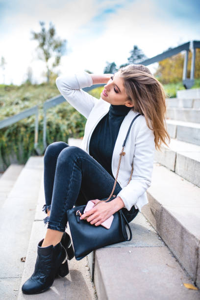 istock Beautiful woman laughing and looking at camera 868181182