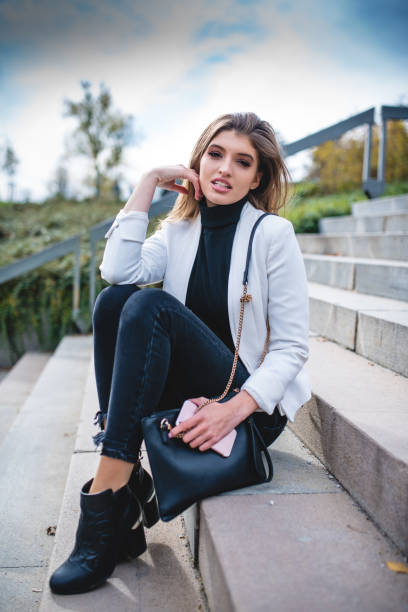 istock Beautiful woman laughing and looking at camera 868181224