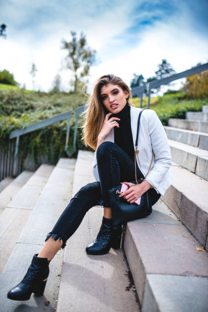 istock Beautiful woman laughing and looking at camera 868181242