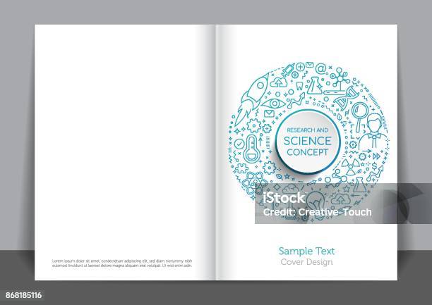 Reception Science Cover Science Cover Design Stock Illustration - Download Image Now - Science ...