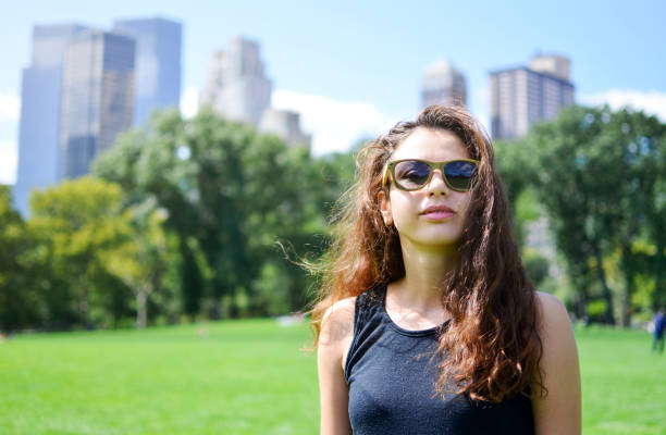 istock Girl in Central park, New York 868187536